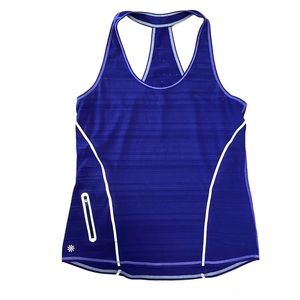✳️ ATHLETA Zinger reflective pocket tank